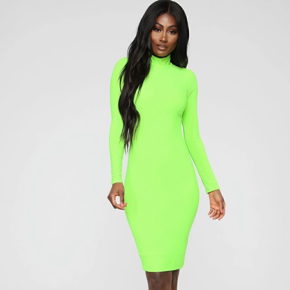 Fashion Nova love you FN body midi Dress